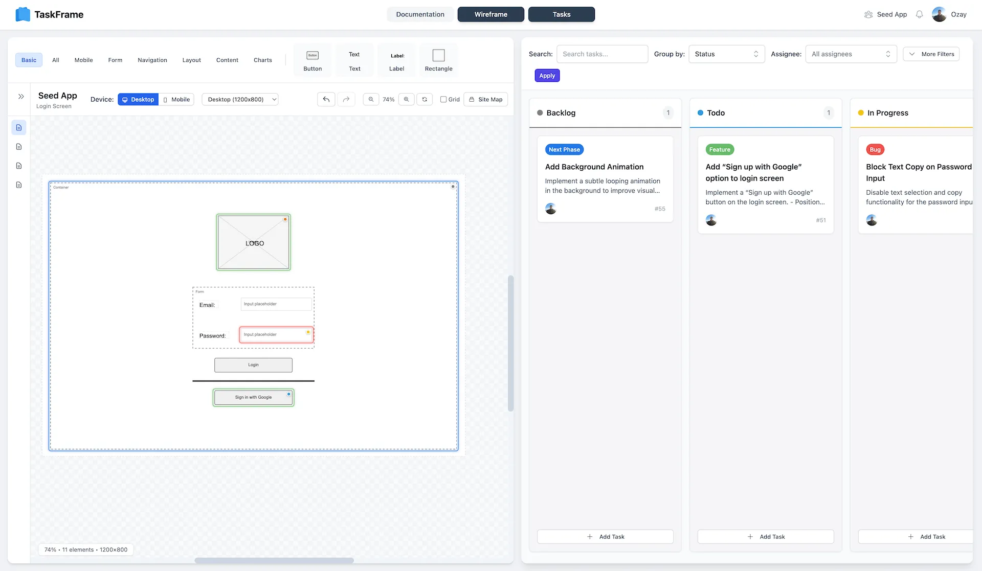 Clean feature image: Color-coded wireframe elements